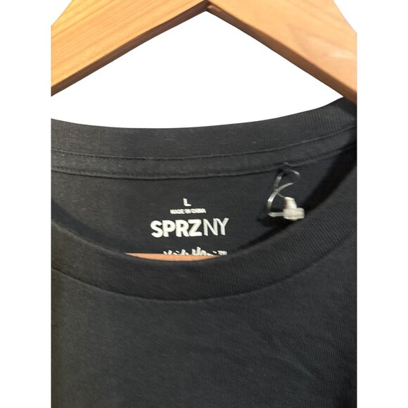 Keith Haring X Uniqlo SPRZ NY Large T-Shirt Black & Yellow - Picture 4 of 6